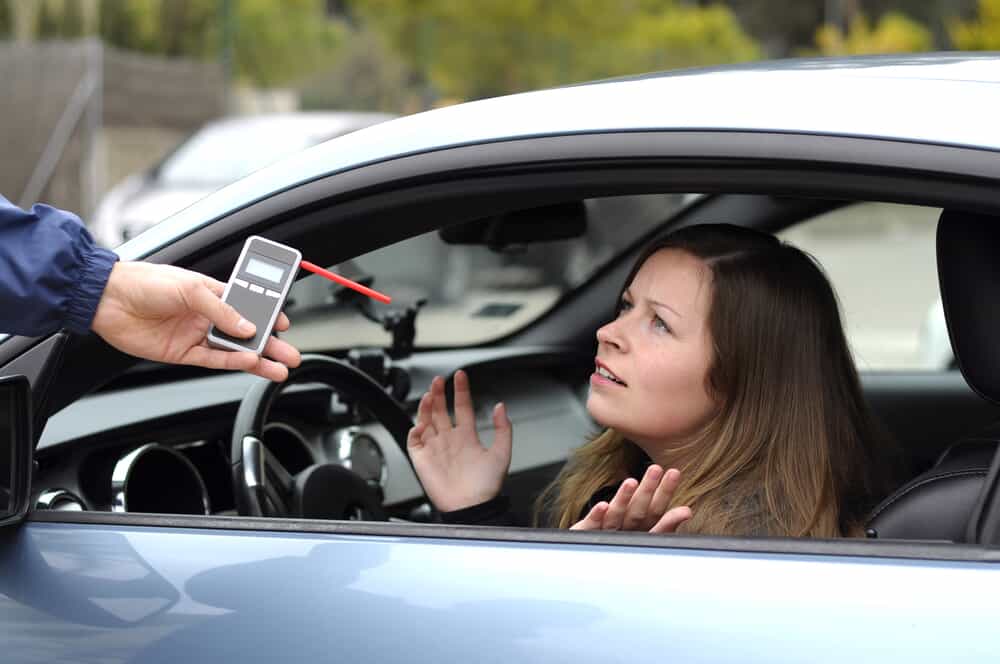 Woman Pulled Over